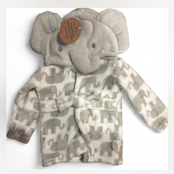 dreamgro Other - Dreamgro New With Tags Elephant Baby Robe 0-9 months